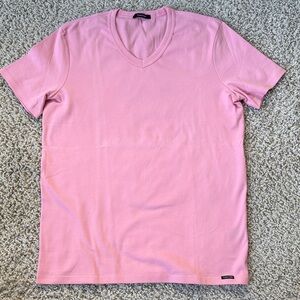 Tom Ford Soft Pink V-Neck Top